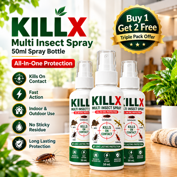 Killx Multi Insect Spray (Buy 1 Get 2 Free)