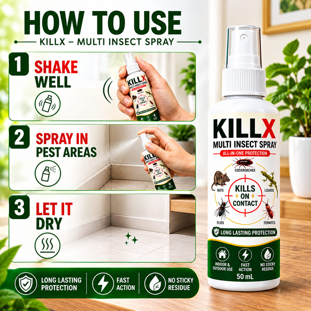 KILLX Multi Insect Spray(pack of 3)